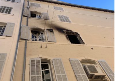 Diagnostic incendie pour un immeuble du centre de Marseille – renforcement et réparation